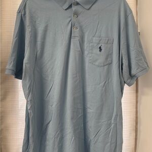 Men’s Pre-Owned Polo Ralph Lauren Soft Polo with Pocket, Light Blue, Size XL